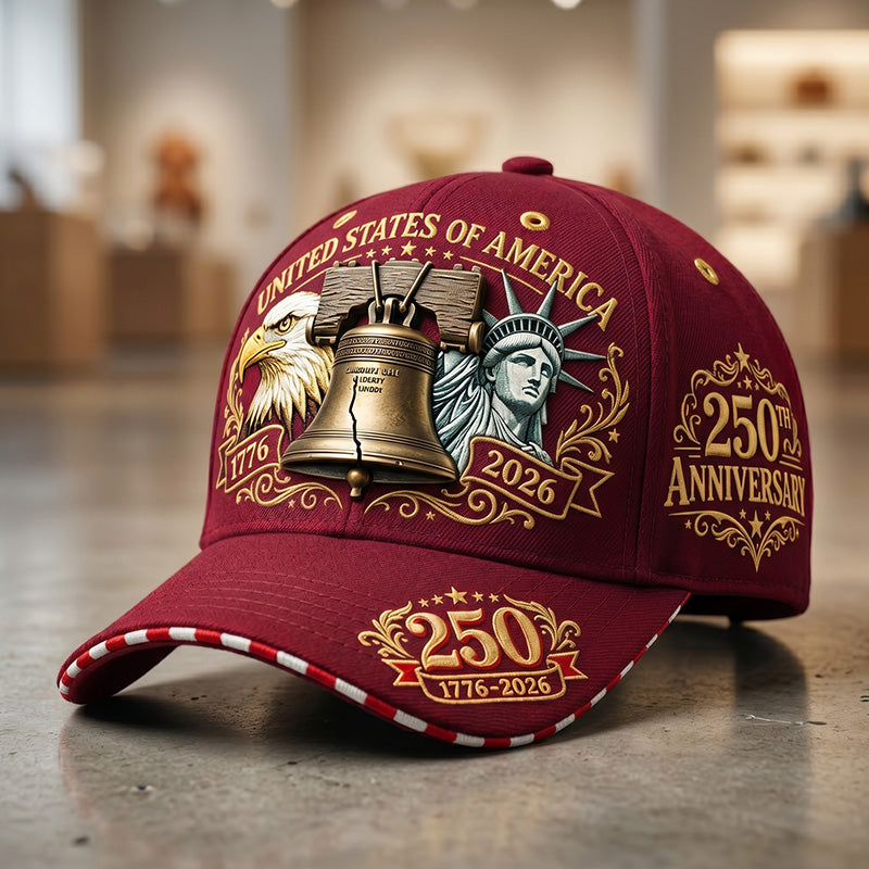 United States 250th Anniversary Commemorative Cap