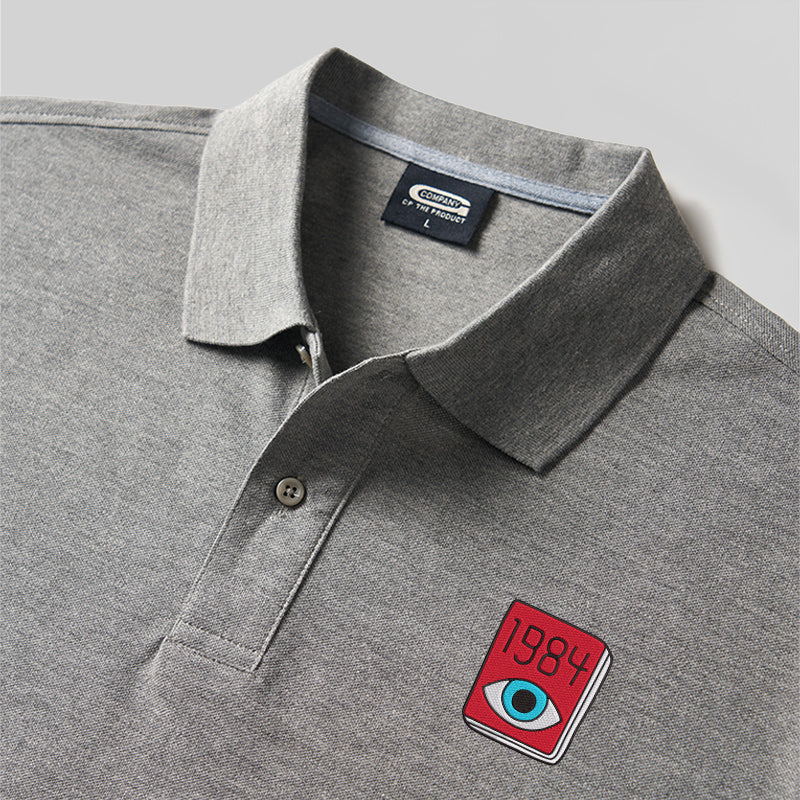 1984 Eye Geek Embroidered Polo Shirt