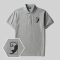 Fibonacci's Cat Geek Embroidered Polo Shirt