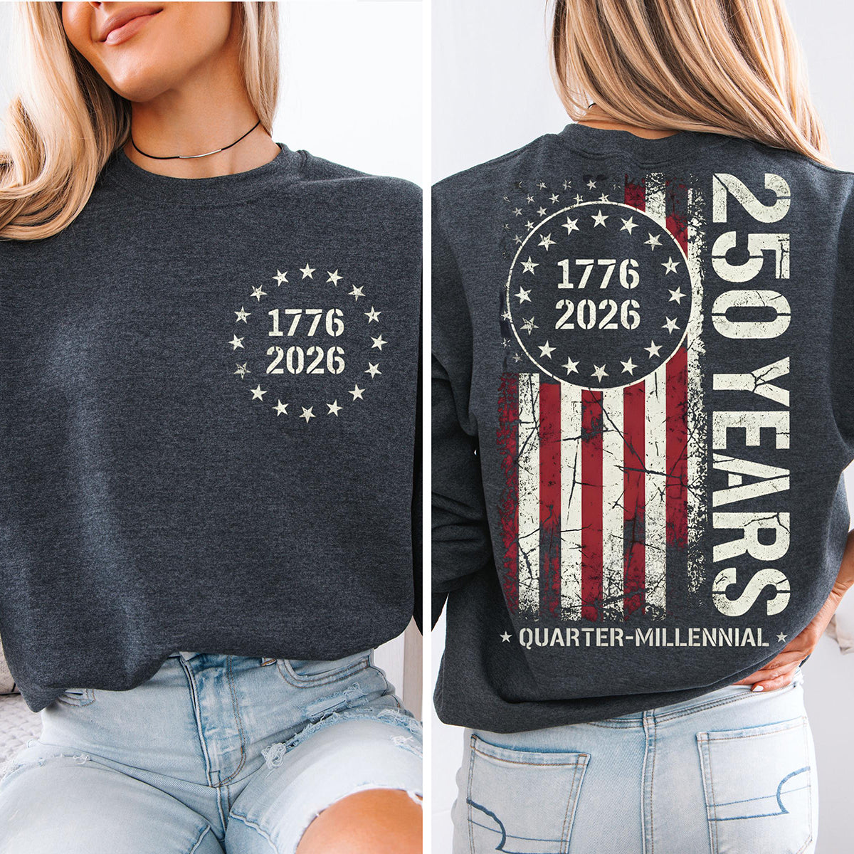 America 250th Anniversary Women's Casual Sweatshirt