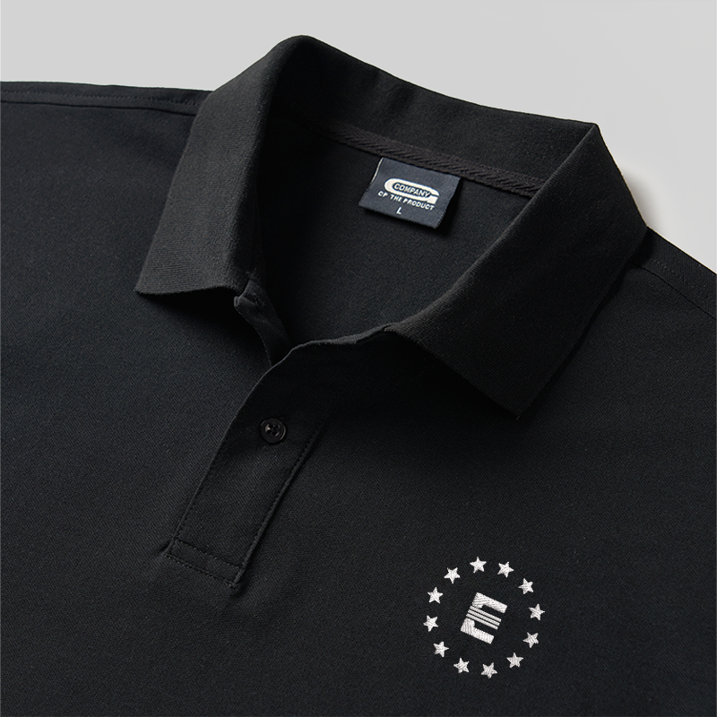 Enclave Geek Embroidered Polo Shirt