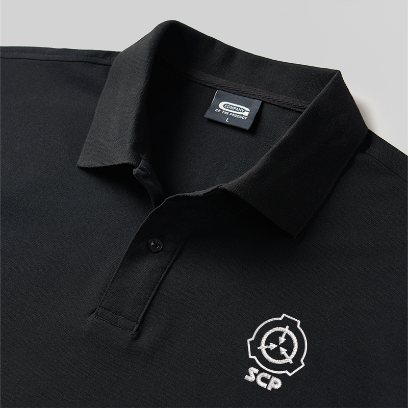SCP Geek Embroidered Polo Shirt