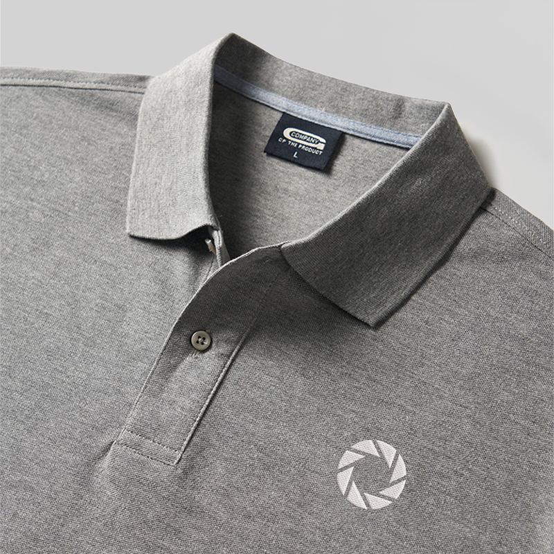 Aperture Geek Embroidered Polo Shirt