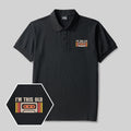 I‘m This Old Geek Embroidered Polo Shirt