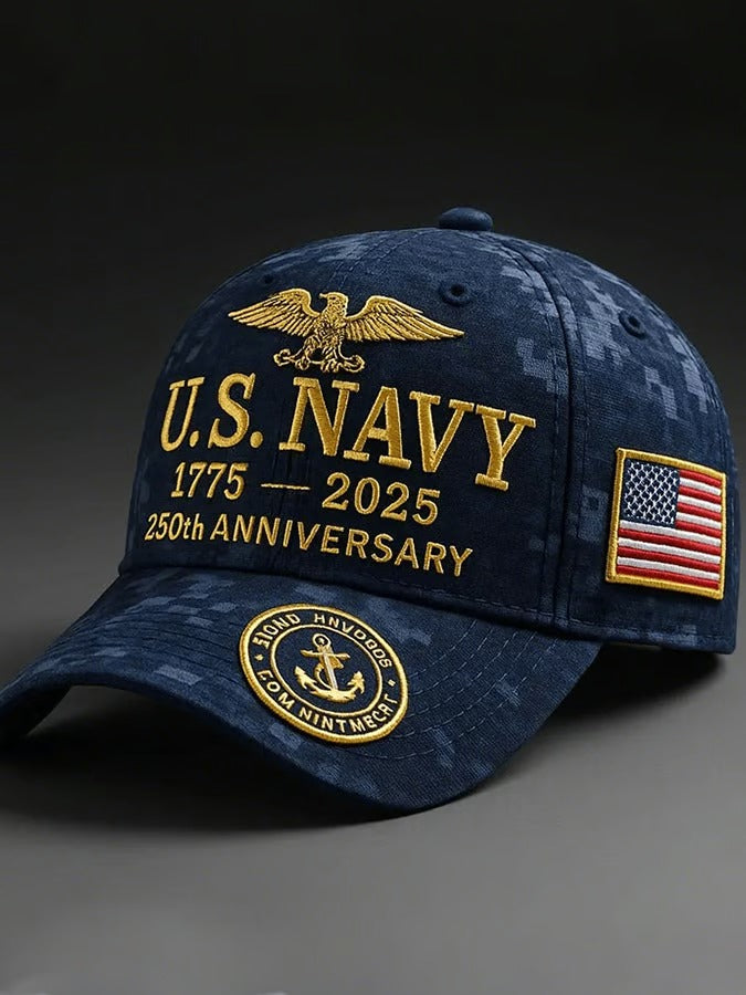 Men'S U.S. Navy 250Th Anniversary Baseball Cap