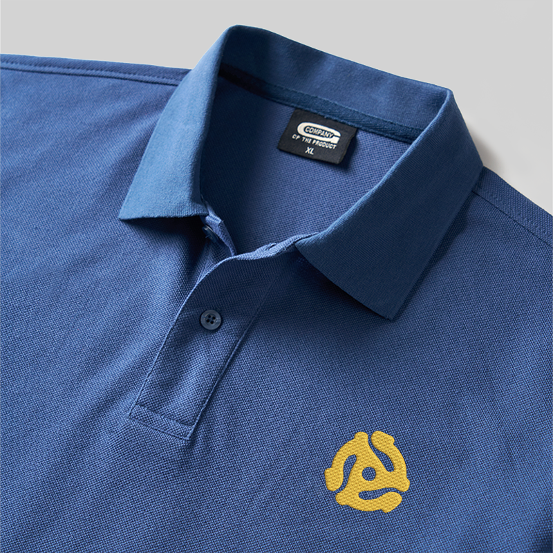 Vinyl Adapte Geek Embroidered Polo Shirt
