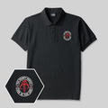 Bounty Hunter Badge Geek Embroidered Polo Shirt