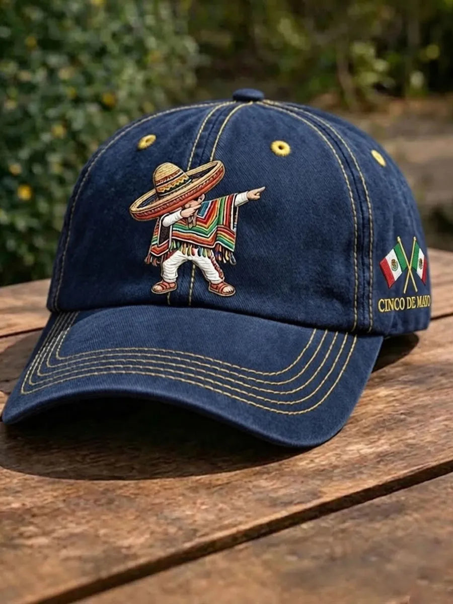 Unisex  Retro Mexican Cinco De Mayo  Baseball Cap