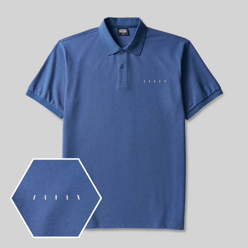 Alien Geek Embroidered Polo Shirt
