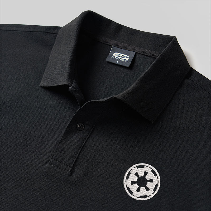 Wheel Smart Controller Geek Embroidered Polo Shirt