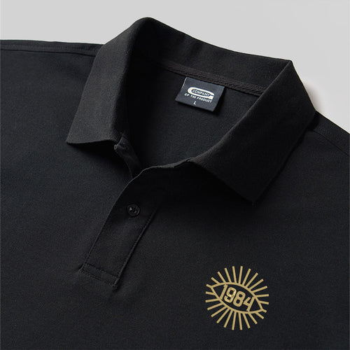 1984 Geek Embroidered Polo Shirt