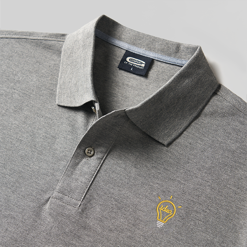 Idea Geek Embroidered Polo Shirt